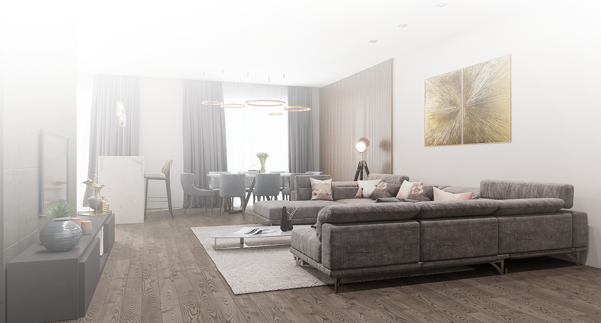 🎨 Unique apartment interior design with full implementation Kyiv